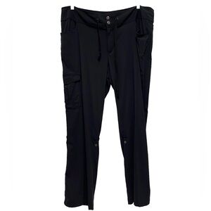 Columbia Omni Shield Advanced Repellency Pant 8 Short Black Roll Up Legs Outdoor